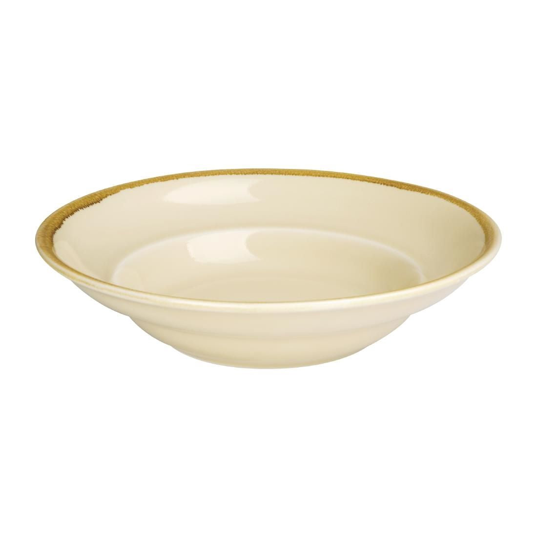DC304 Olympia Kiln Pasta Bowls Sandstone 250mm (Pack of 4) JD Catering Equipment Solutions Ltd