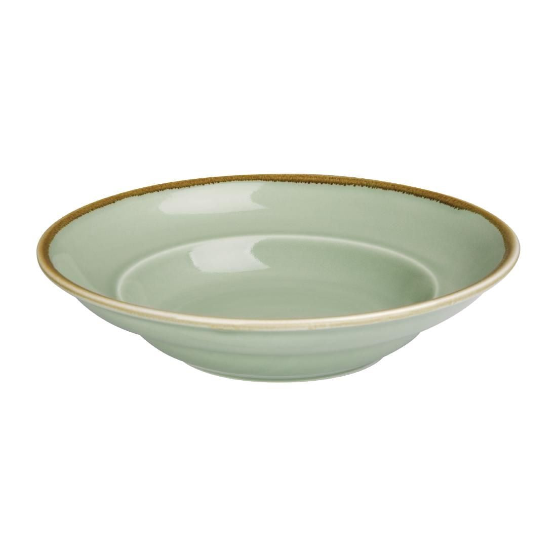 DC307 Olympia Kiln Pasta Bowls Moss 250mm (Pack of 4) JD Catering Equipment Solutions Ltd