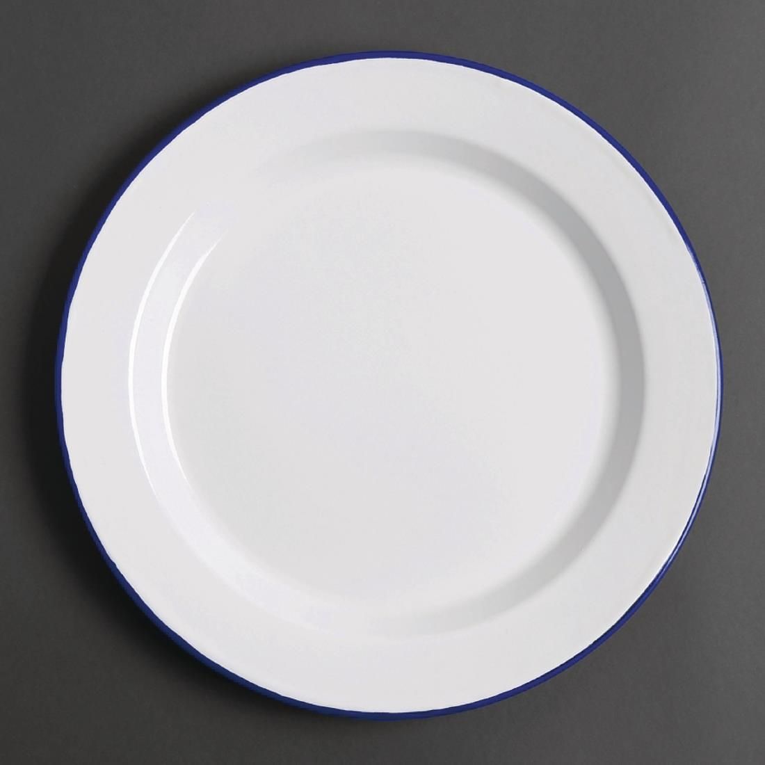 DC388 Olympia Enamel Dinner Plates 300mm (Pack of 6) JD Catering Equipment Solutions Ltd