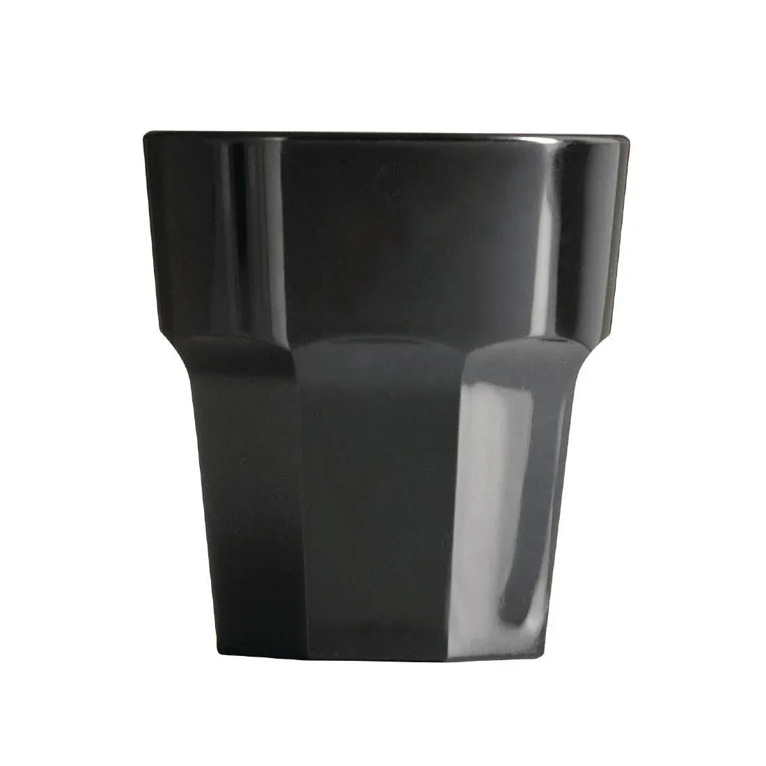 DC413 BBP Polycarbonate Rocks Tumbler 256ml Black (Pack of 36) - JD Catering Equipment Solutions Ltd