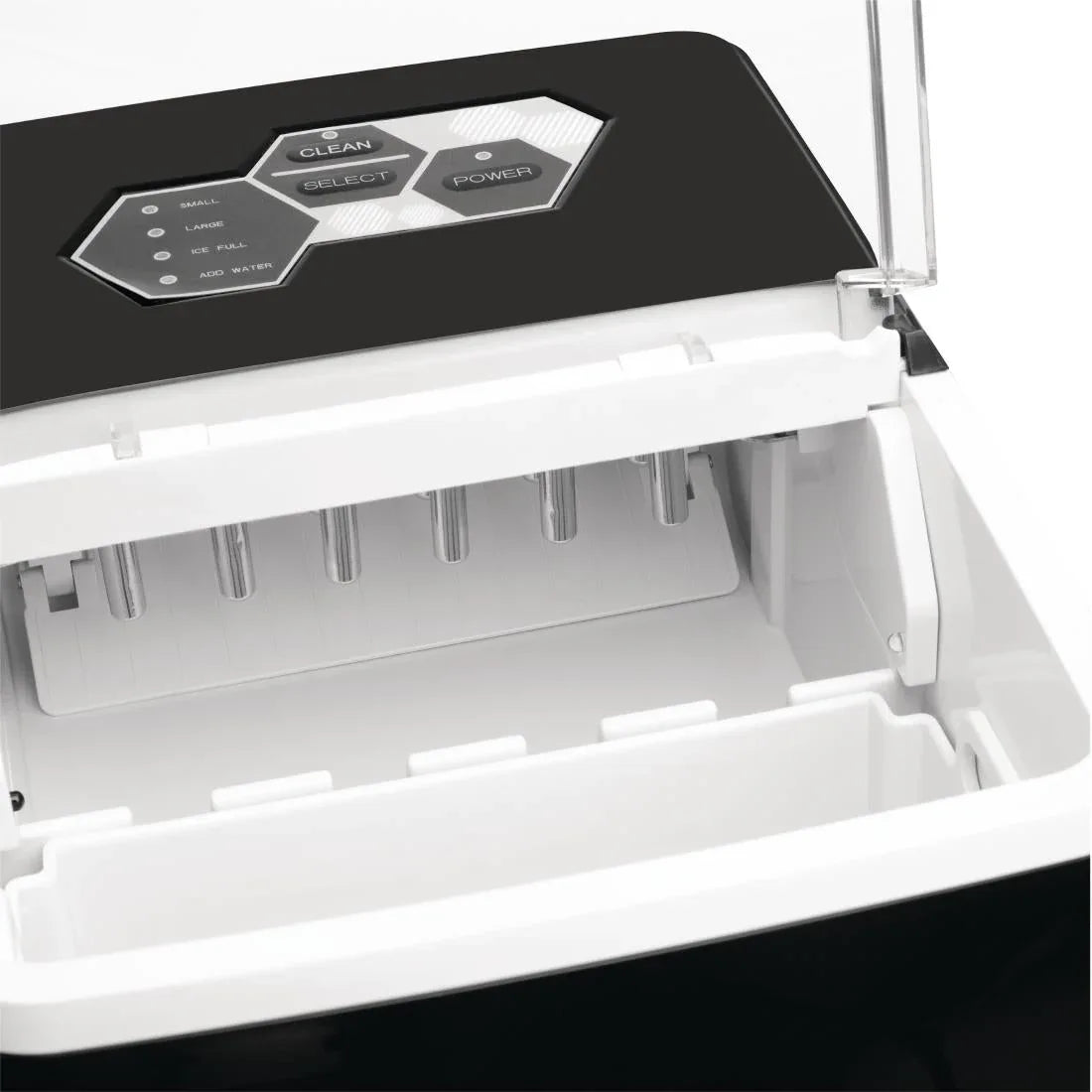 DC439 Nisbets Essentials Countertop Ice Machine 20kg Output - JD Catering Equipment Solutions Ltd