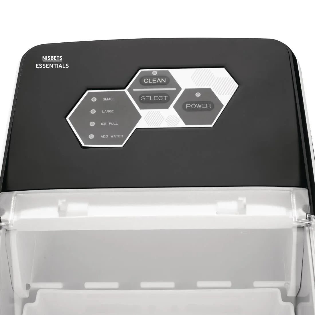 DC439 Nisbets Essentials Countertop Ice Machine 20kg Output - JD Catering Equipment Solutions Ltd