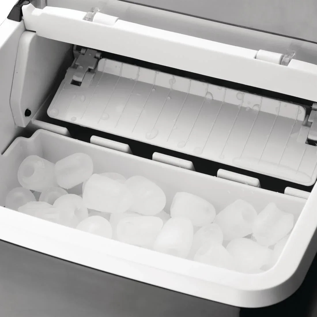 DC439 Nisbets Essentials Countertop Ice Machine 20kg Output - JD Catering Equipment Solutions Ltd
