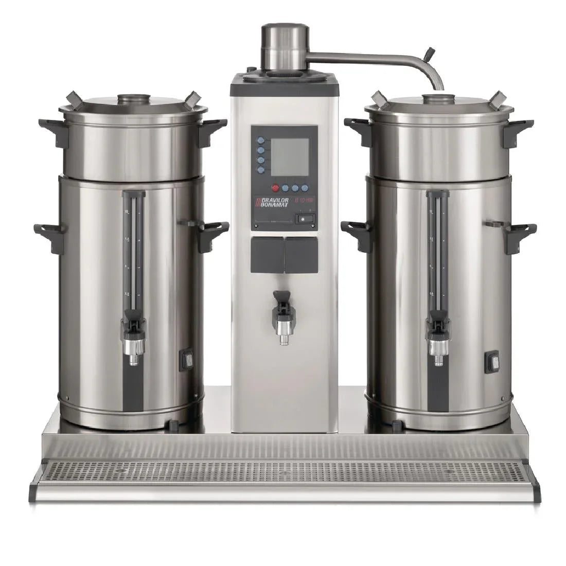 DC690-3P Bravilor B10 HW Bulk Coffee Brewer with 2x10Ltr Coffee Urns and Hot Water Tap 3 Phase - JD Catering Equipment Solutions Ltd