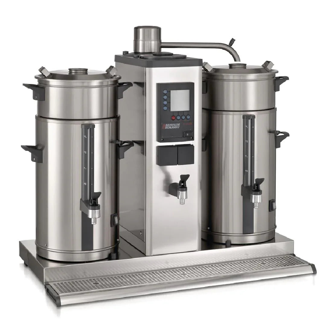 DC690-3P Bravilor B10 HW Bulk Coffee Brewer with 2x10Ltr Coffee Urns and Hot Water Tap 3 Phase - JD Catering Equipment Solutions Ltd