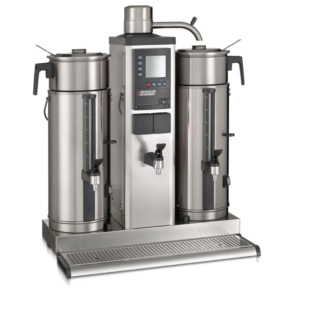 DC693-3P Bravilor B20 HW Bulk Coffee Brewer with 2x20Ltr Coffee Urns and Hot Water Tap 3 Phase - JD Catering Equipment Solutions Ltd