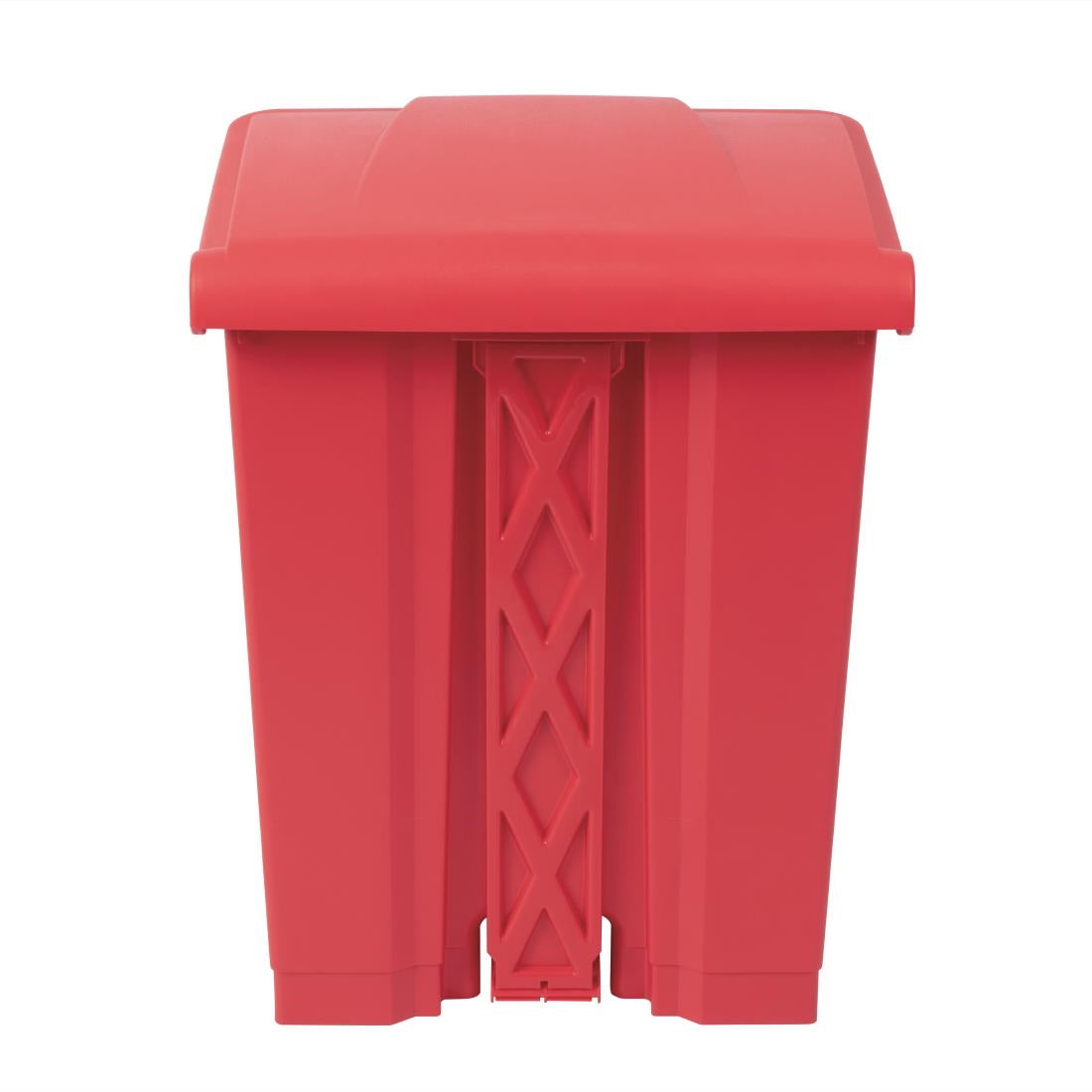 DC710 Jantex Kitchen Pedal Bin Red 65Ltr JD Catering Equipment Solutions Ltd