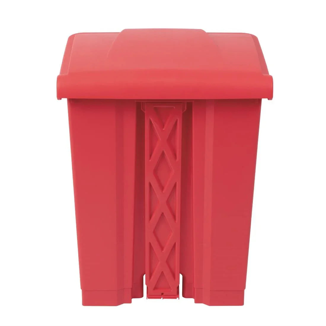 DC710 Jantex Kitchen Pedal Bin Red 65Ltr - JD Catering Equipment Solutions Ltd