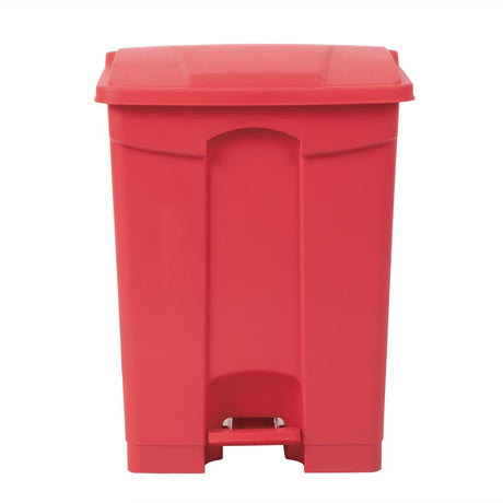 DC710 Jantex Kitchen Pedal Bin Red 65Ltr JD Catering Equipment Solutions Ltd