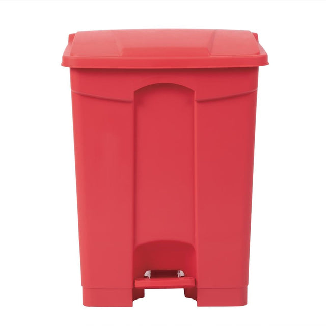 DC710 Jantex Kitchen Pedal Bin Red 65Ltr JD Catering Equipment Solutions Ltd