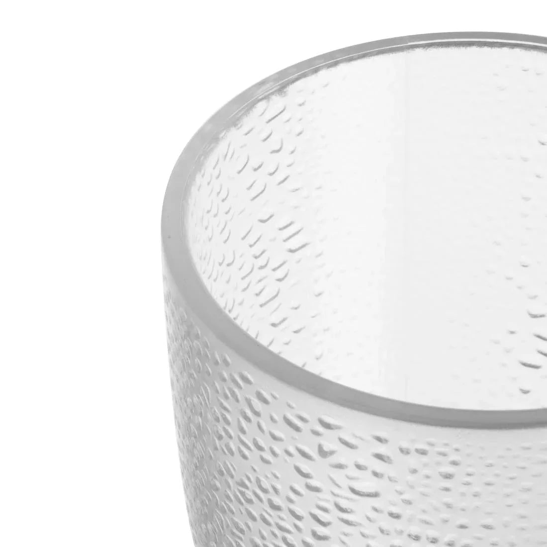 DC928 Kristallon Polycarbonate Tumbler Pebbled Clear 275ml (Pack of 6) - JD Catering Equipment Solutions Ltd