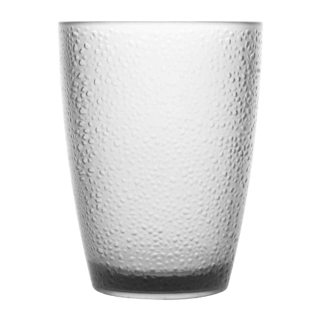 DC928 Kristallon Polycarbonate Tumbler Pebbled Clear 275ml (Pack of 6) JD Catering Equipment Solutions Ltd