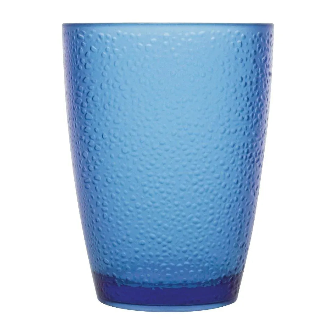 DC929 Kristallon Polycarbonate Tumbler Pebbled Blue 275ml (Pack of 6) - JD Catering Equipment Solutions Ltd