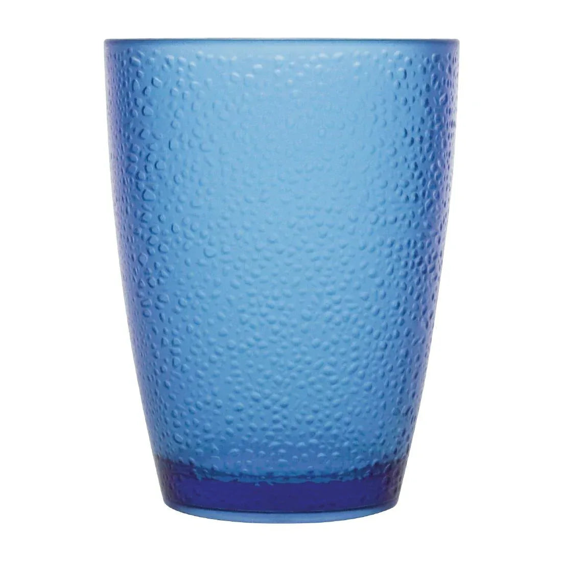 DC929 Kristallon Polycarbonate Tumbler Pebbled Blue 275ml (Pack of 6) - JD Catering Equipment Solutions Ltd