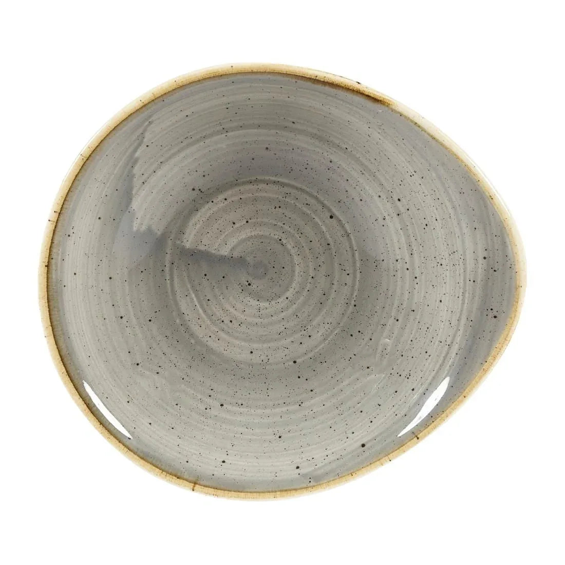 DC942 Churchill Stonecast Round Dishes Peppercorn Grey 160mm (Pack of 12) - JD Catering Equipment Solutions Ltd