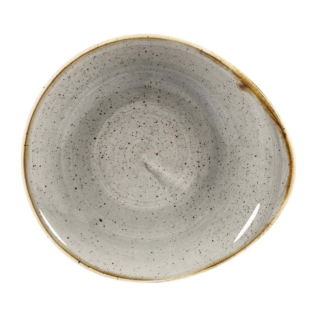 DC943 Churchill Stonecast Round Dishes Peppercorn Grey 185mm (Pack of 12) - JD Catering Equipment Solutions Ltd