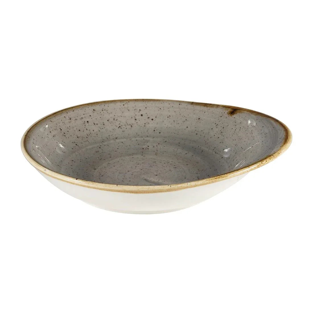 DC943 Churchill Stonecast Round Dishes Peppercorn Grey 185mm (Pack of 12) - JD Catering Equipment Solutions Ltd