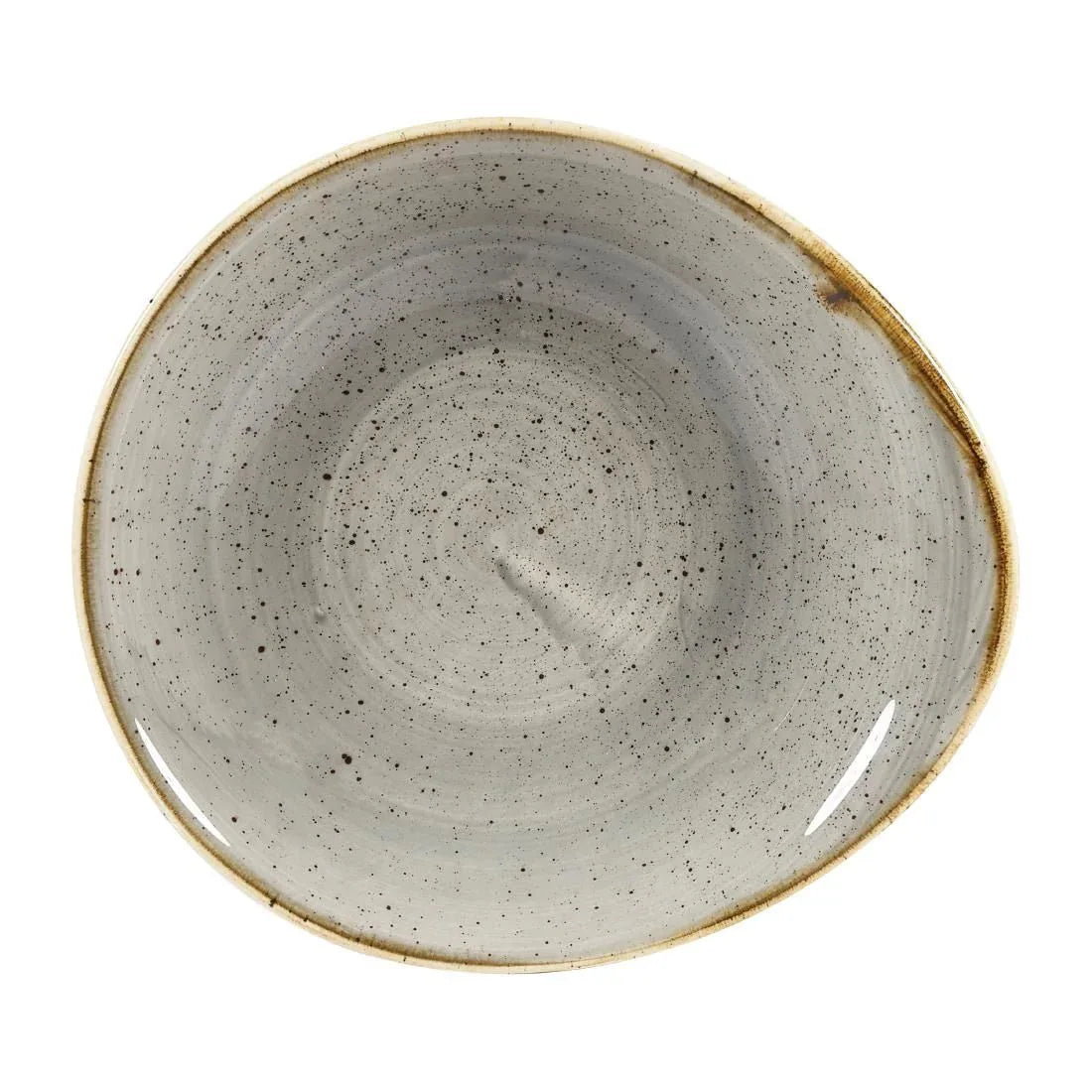 DC943 Churchill Stonecast Round Dishes Peppercorn Grey 185mm (Pack of 12) - JD Catering Equipment Solutions Ltd
