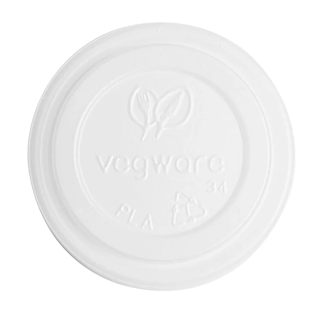 DE144 Vegware 62-Series CPLA Hot Cup Lid - 4oz (Case 2000) - JD Catering Equipment Solutions Ltd
