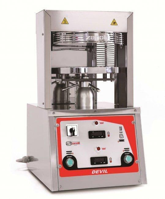 DE221 Zanolli Heated Pizza Press Devil 45 - JD Catering Equipment Solutions Ltd