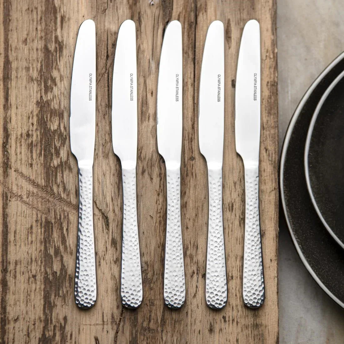 DE381 Olympia Tivoli Table Knives (Pack of 12) - JD Catering Equipment Solutions Ltd
