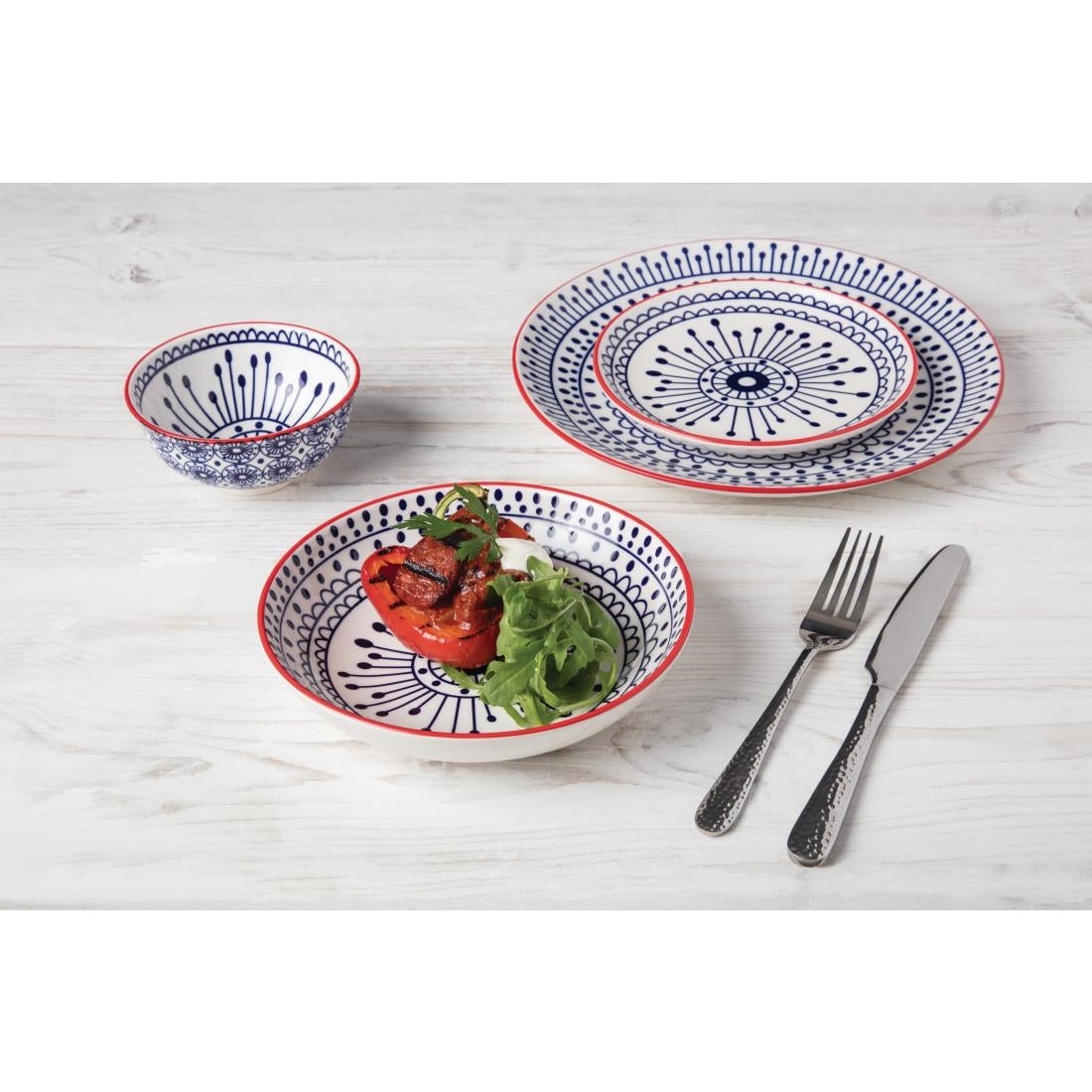 DE381 Olympia Tivoli Table Knives (Pack of 12) JD Catering Equipment Solutions Ltd