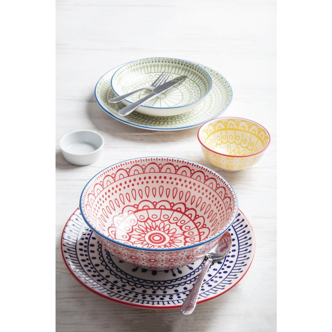 DE385 Olympia Tivoli Dessert Spoons (Pack of 12) JD Catering Equipment Solutions Ltd