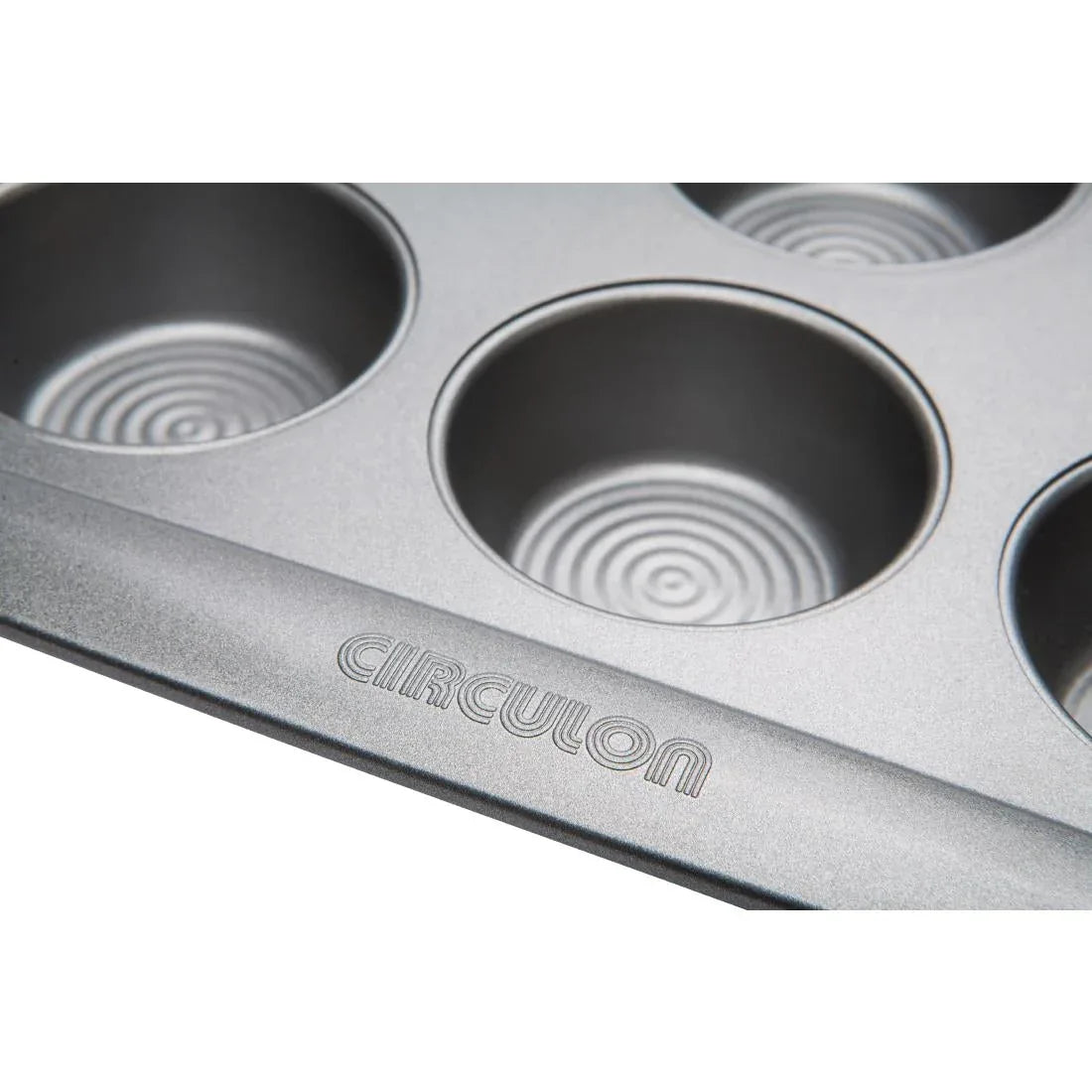 DE505 Circulon Carbon Steel Muffin Tin 12 Cup - JD Catering Equipment Solutions Ltd