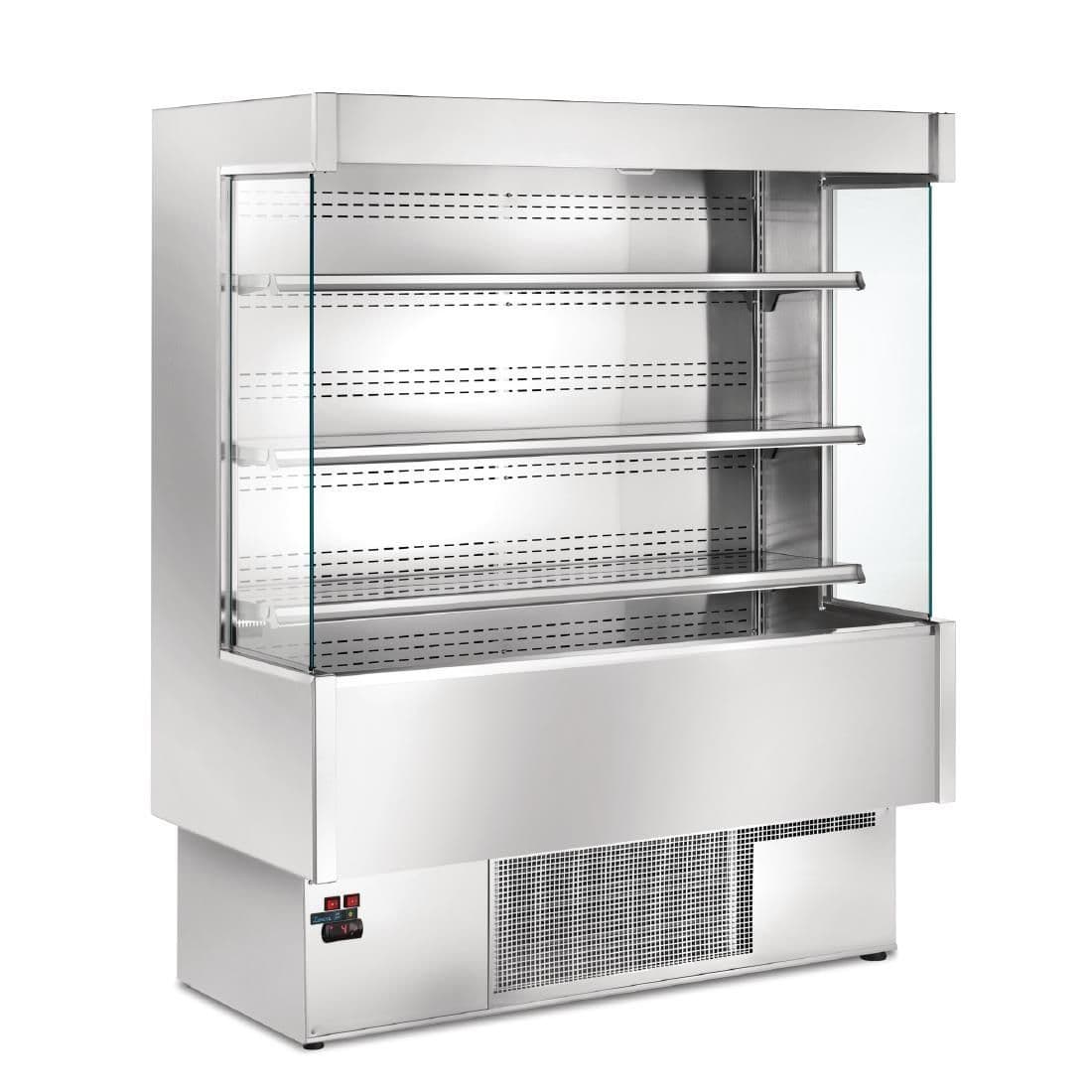 DE840-100 Zoin Silver SI Multi Deck Display Chiller 1000mm SI100B JD Catering Equipment Solutions Ltd