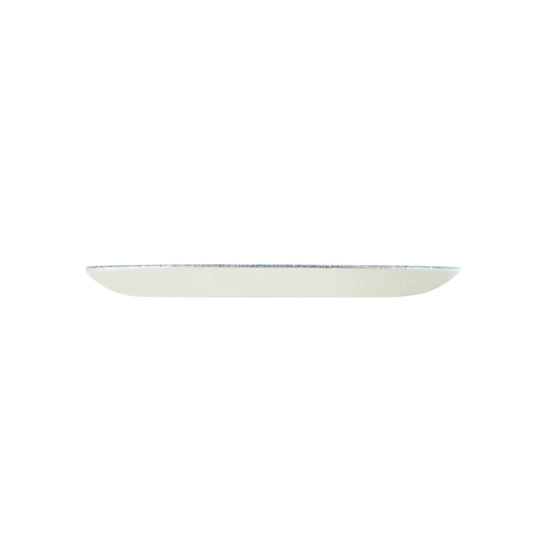 DE882 Churchill Studio Prints Raku Large Round Coupe Plate Topaz Blue 288mm - JD Catering Equipment Solutions Ltd