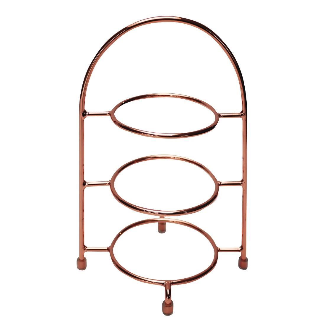 DE896 APS Copper Plate Stand for 3x 170mm Plates JD Catering Equipment Solutions Ltd