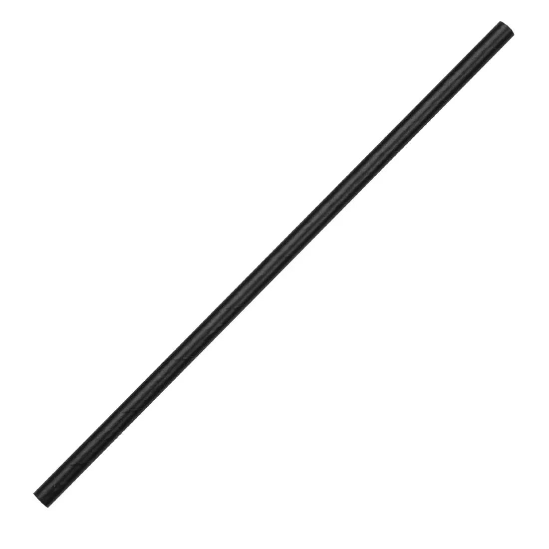 DE926 Fiesta Green Compostable Paper Straws Black (Pack of 250) - JD Catering Equipment Solutions Ltd