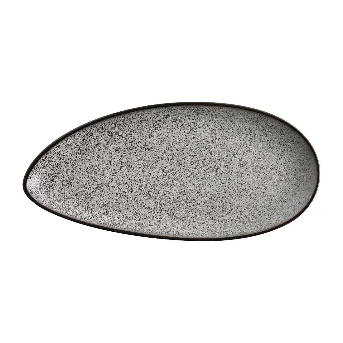 DF180 Olympia Mineral Leaf Plate 255mm (Pack of 6) - JD Catering Equipment Solutions Ltd