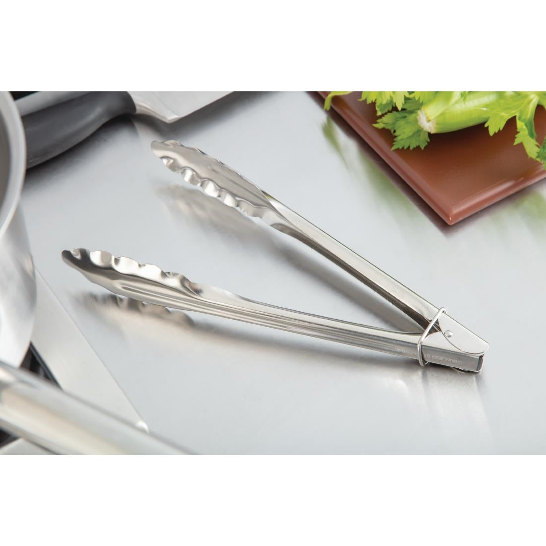 DF668 Nisbets Essentials Catering Tongs 245mm - JD Catering Equipment Solutions Ltd