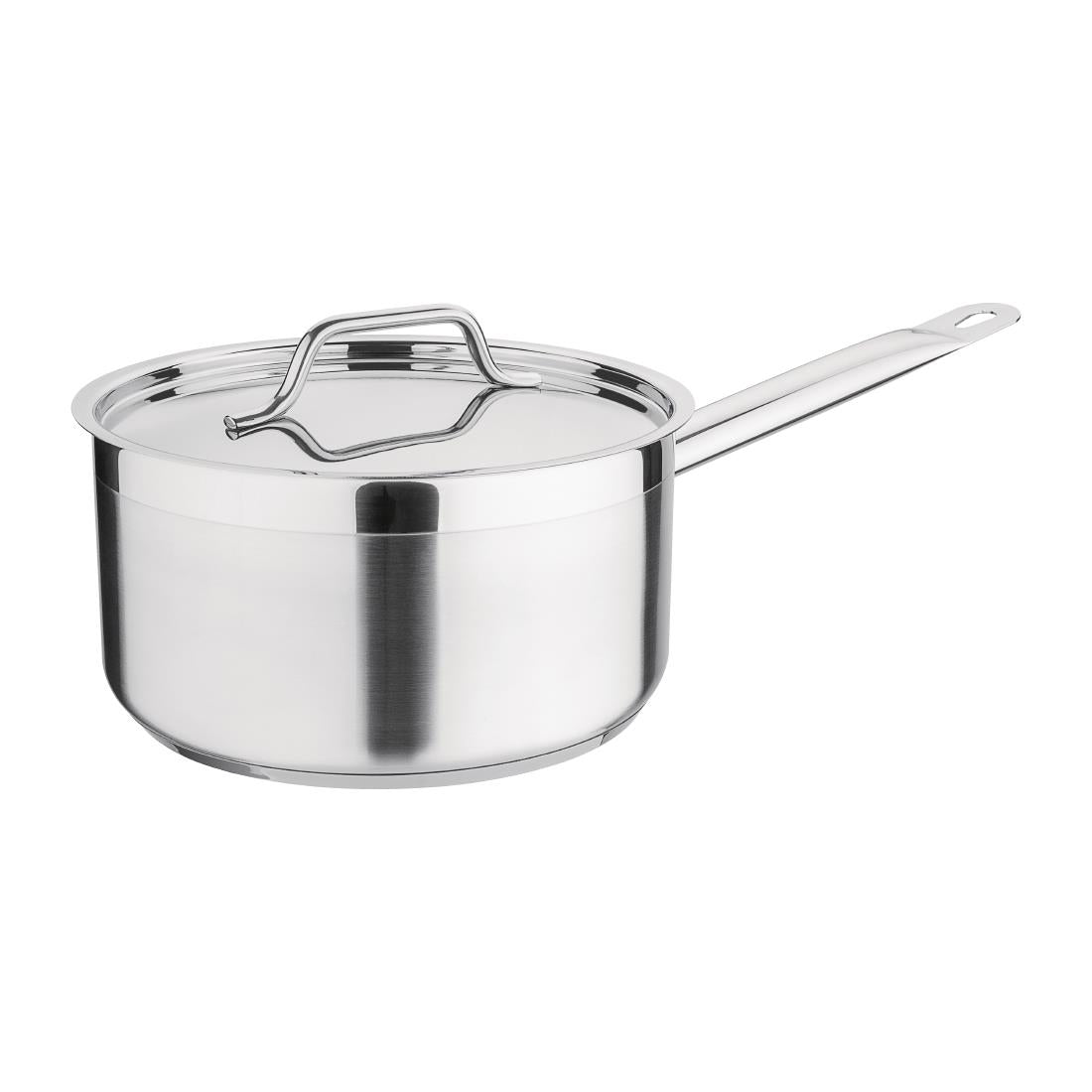 DF671 Nisbets Essentials Stainless Steel Saucepan 3000ml JD Catering Equipment Solutions Ltd