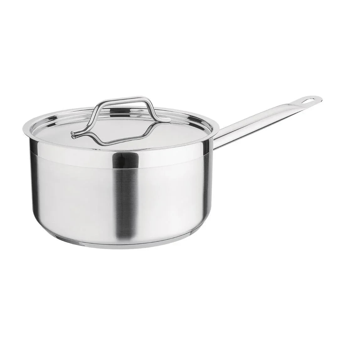 DF671 Nisbets Essentials Stainless Steel Saucepan 3000ml - JD Catering Equipment Solutions Ltd