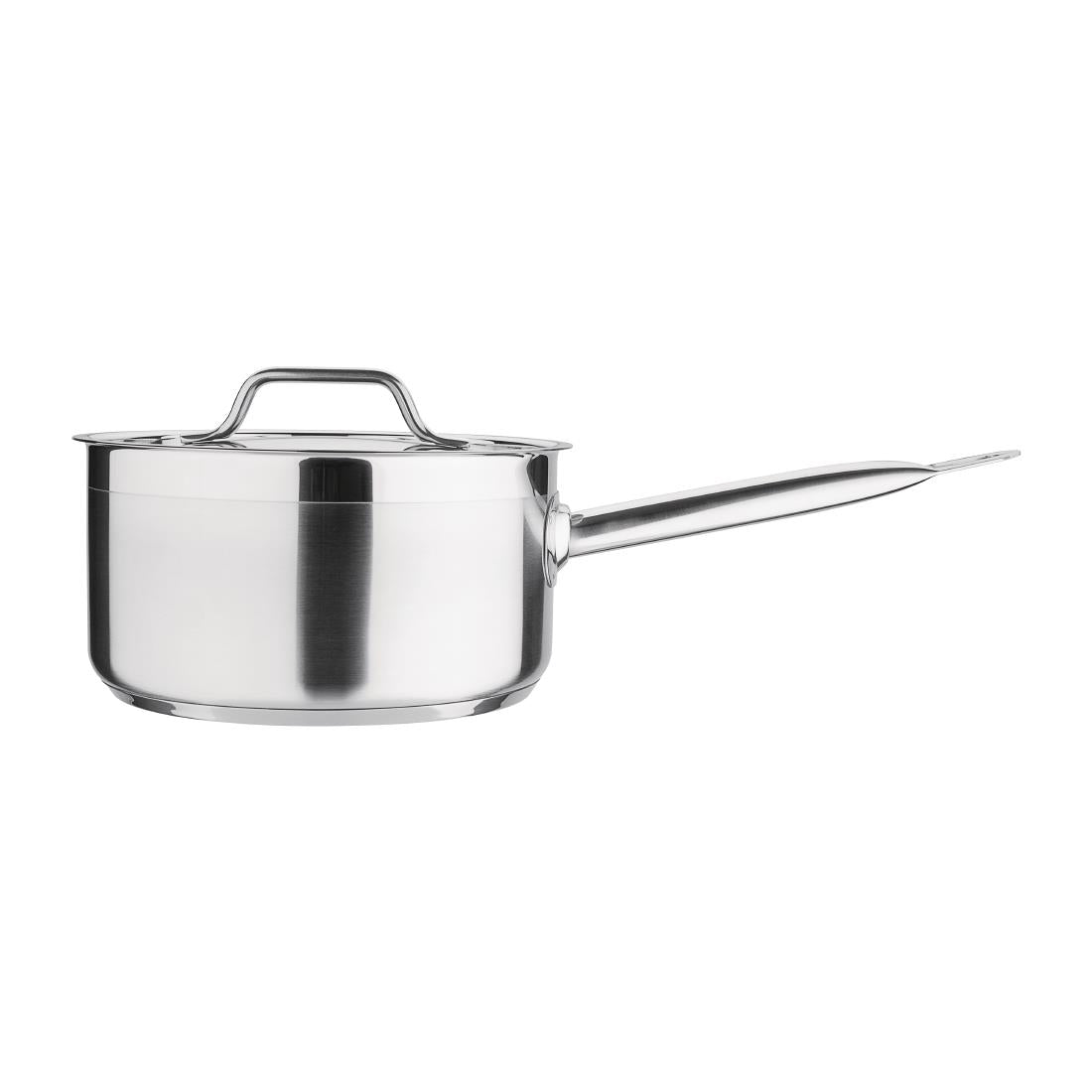 DF671 Nisbets Essentials Stainless Steel Saucepan 3000ml JD Catering Equipment Solutions Ltd