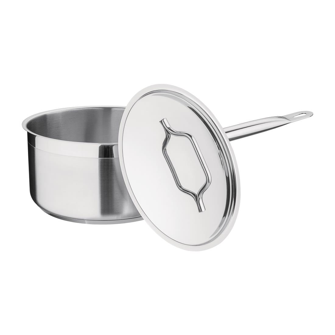 DF671 Nisbets Essentials Stainless Steel Saucepan 3000ml JD Catering Equipment Solutions Ltd