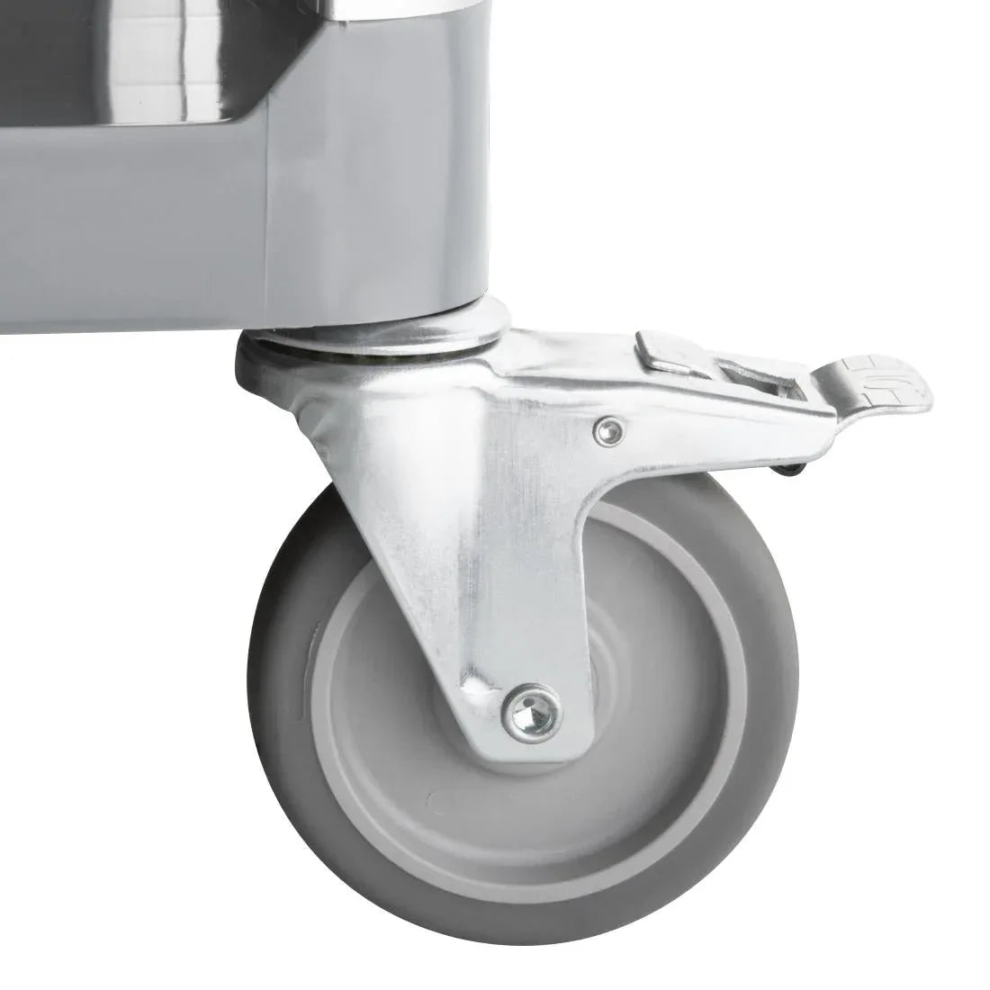 DF678 Nisbets Essentials Polypropylene Compact Mobile Trolley - JD Catering Equipment Solutions Ltd