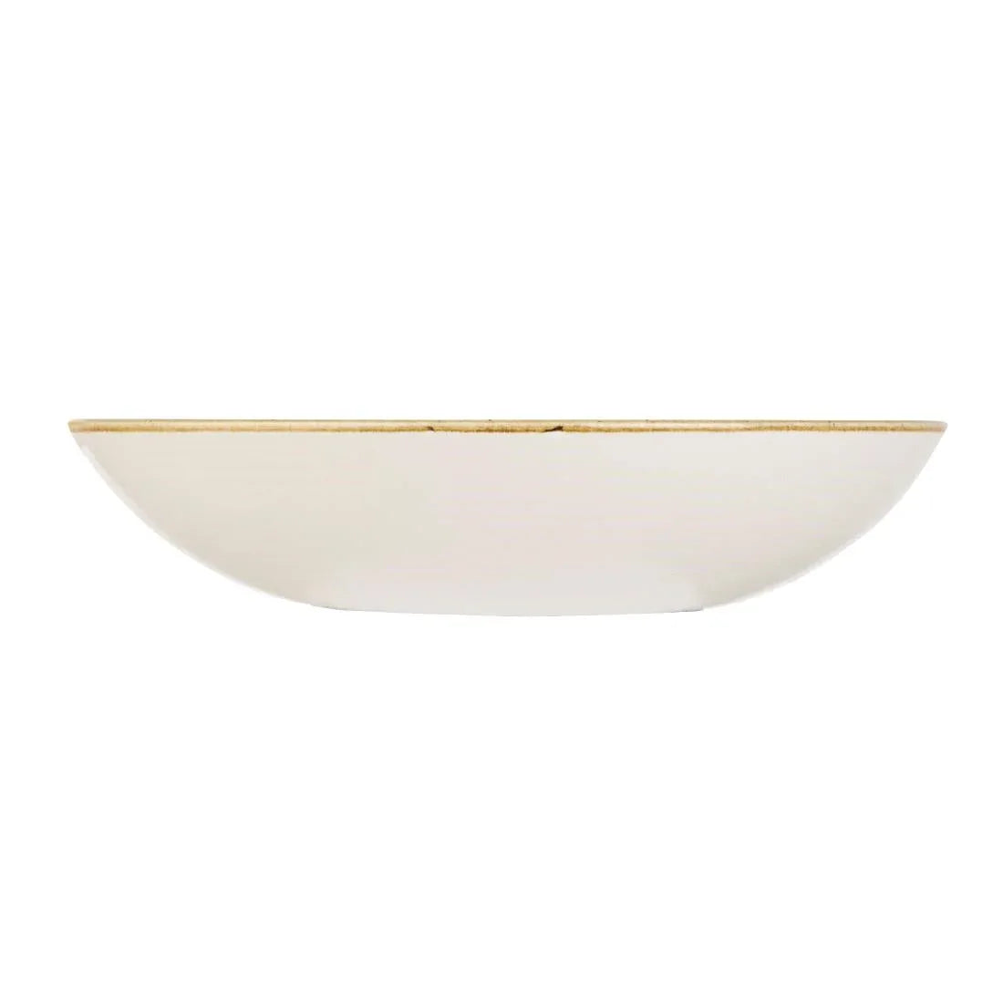 DF787 Churchill Stonecast Round Coupe Bowl Mustard Seed Yellow 248mm (Pack of 12) - JD Catering Equipment Solutions Ltd