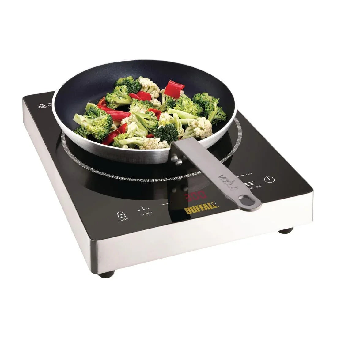 DF825 Buffalo Touch Control Single Induction Hob 3kW JD Catering Equipment Solutions Ltd