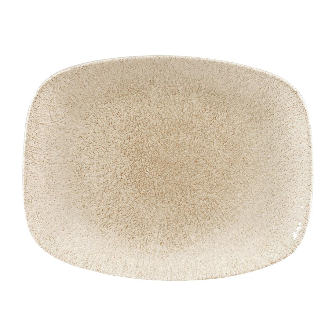 DF904 Churchill Raku Oblong Chef Plates Agate Grey 202 x 261mm (Pack of 12) JD Catering Equipment Solutions Ltd