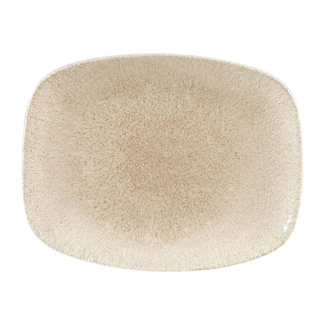 DF904 Churchill Raku Oblong Chef Plates Agate Grey 202 x 261mm (Pack of 12) - JD Catering Equipment Solutions Ltd