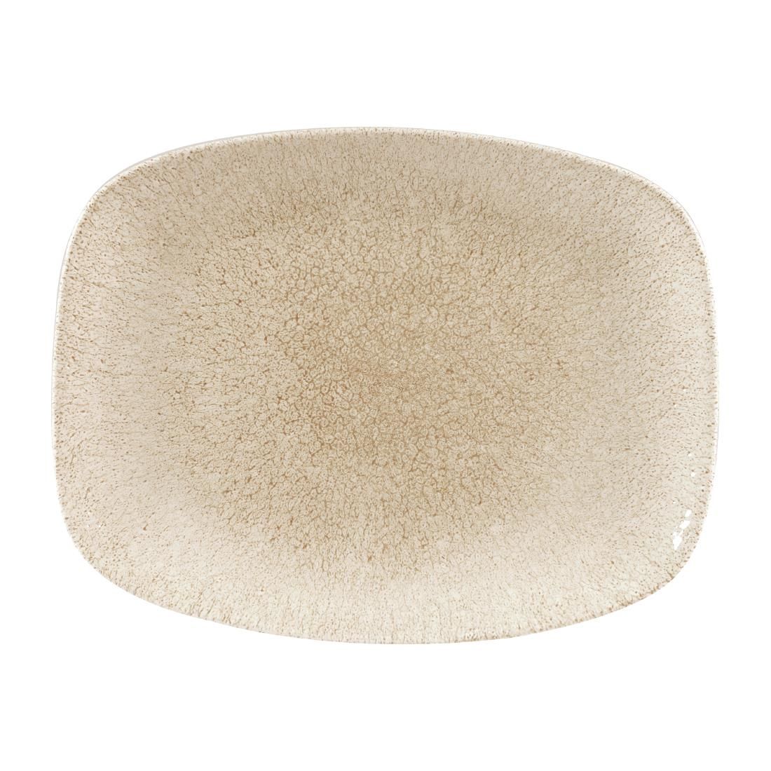 DF904 Churchill Raku Oblong Chef Plates Agate Grey 202 x 261mm (Pack of 12) JD Catering Equipment Solutions Ltd