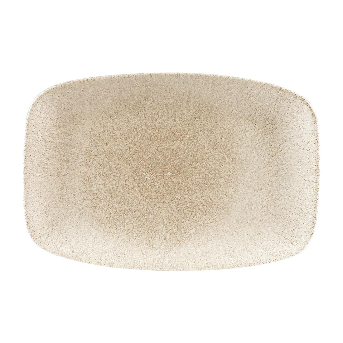 DF905 Churchill Raku Oblong Chef Plates Agate Grey 199 x 300mm (Pack of 6) JD Catering Equipment Solutions Ltd