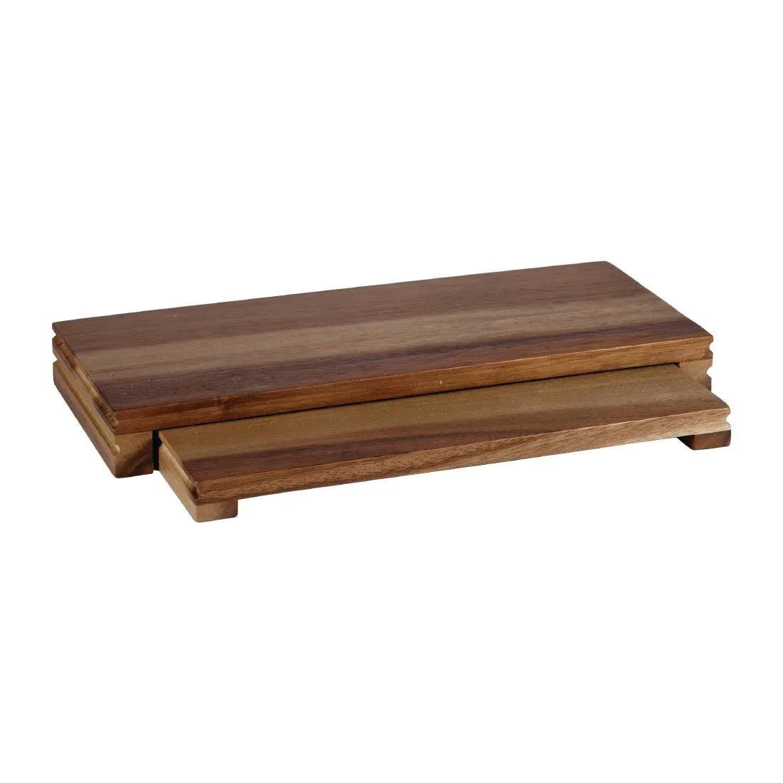 DF983 Churchill Alchemy Buffet Wooden Rectangular Presentation Boards 396mm - JD Catering Equipment Solutions Ltd