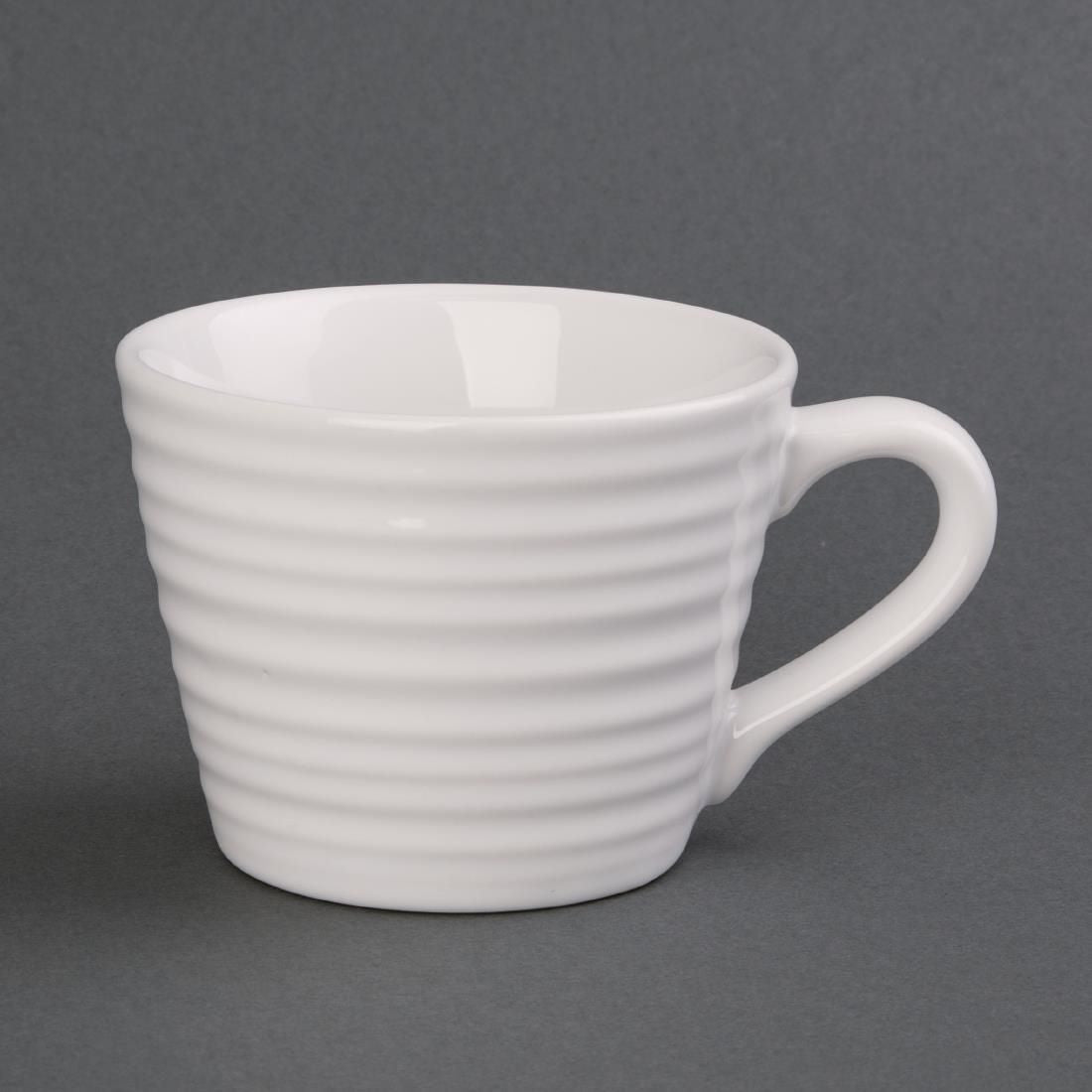 DH638 Olympia Cafe Aroma Mugs White 230ml (Pack of 6) JD Catering Equipment Solutions Ltd