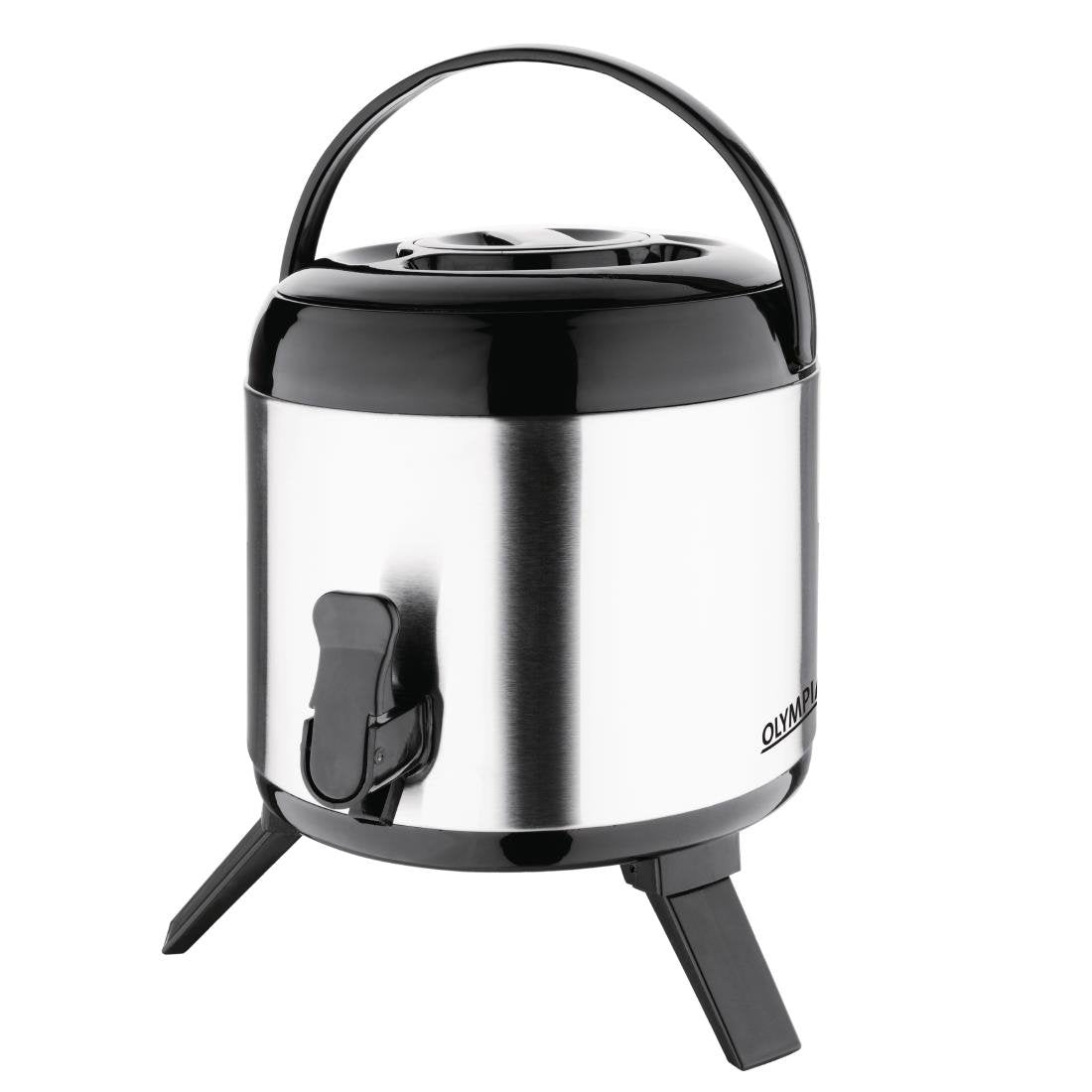 DH709 Olympia Stainless Steel Double-Wall Beverage Dispenser 6Ltr JD Catering Equipment Solutions Ltd