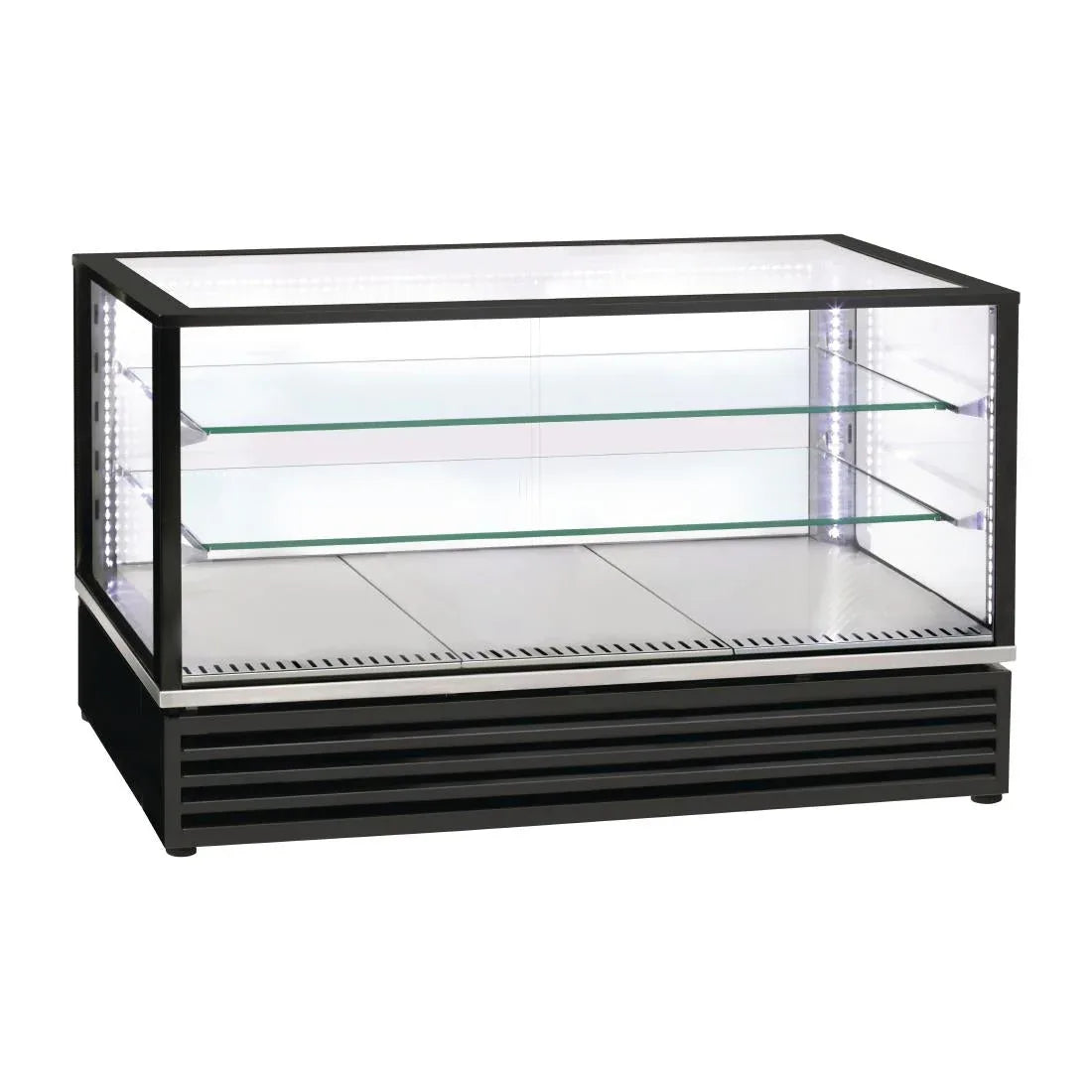 DH788 Roller Grill Countertop Chocolate Display Fridge Black 1200mm CDC1200 N - JD Catering Equipment Solutions Ltd