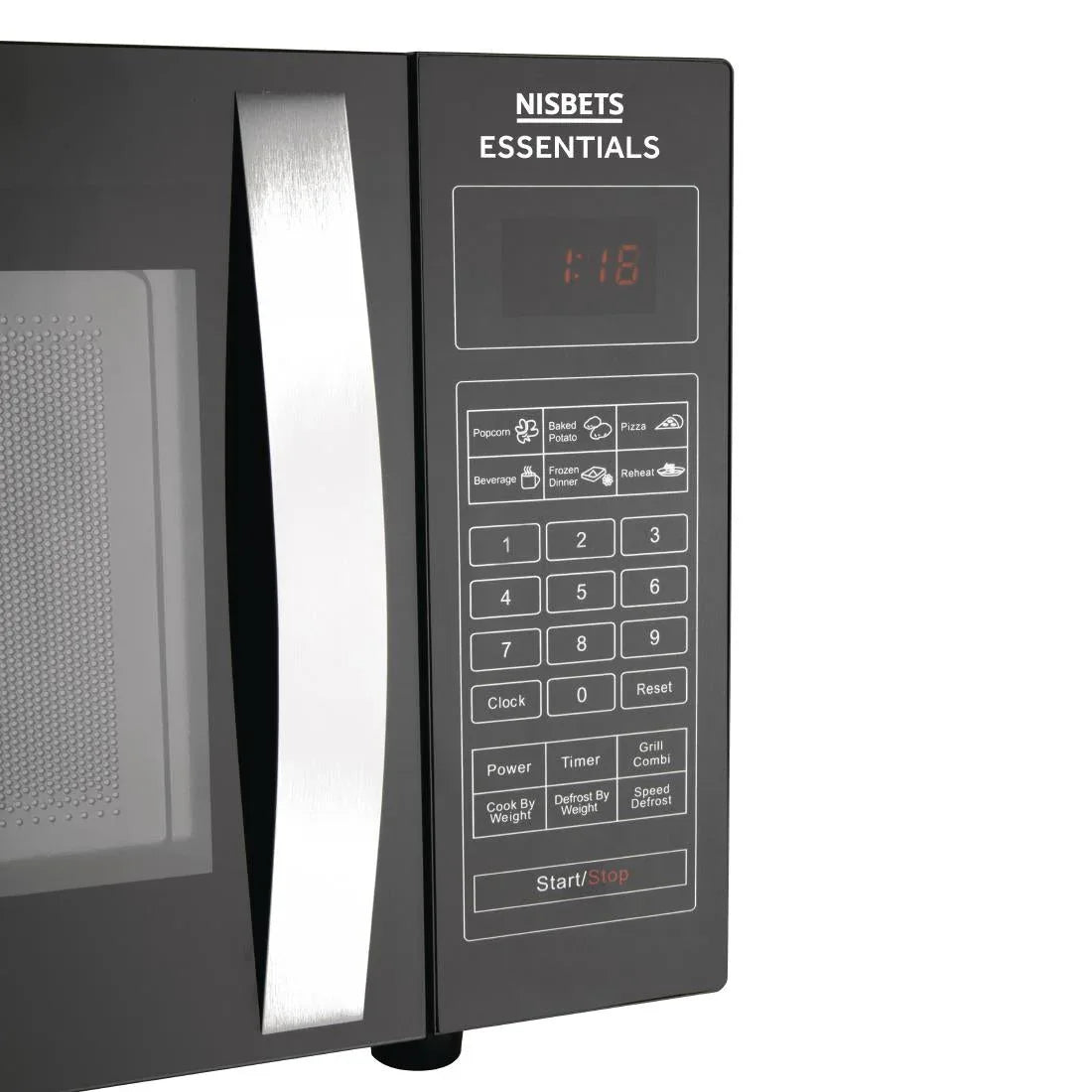 DJ610 Nisbets Essentials Flatbed Microwave 21ltr 750W - JD Catering Equipment Solutions Ltd